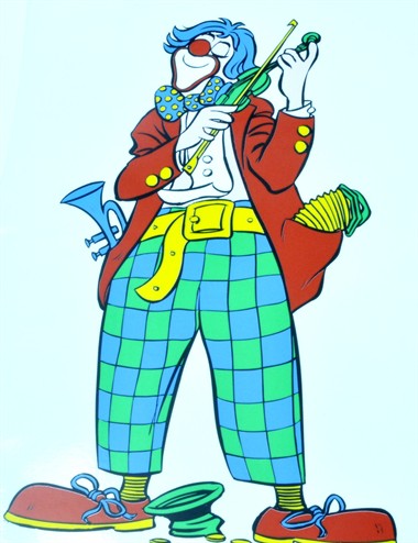 Raamsticker viool (25x35cm)