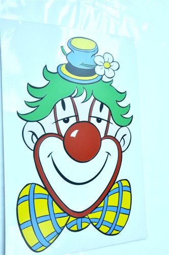 Fensterkleber Trommel (35x50cm)