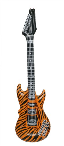 Aufblasbare Gitarre orange 