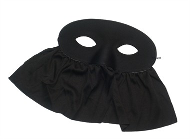Augenmaske black bautta (19x19 cm)