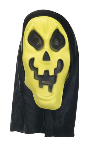 Maske ghost Domino Halloween (gelb) 