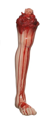 Hacked legs halloween