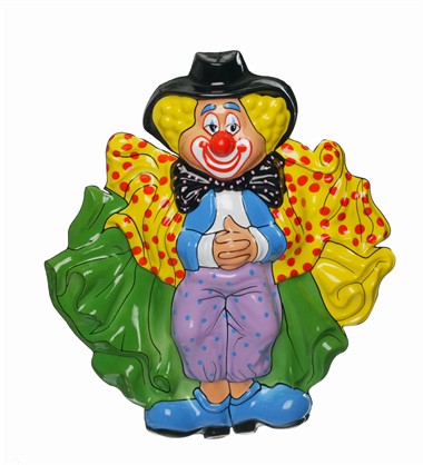 Wanddeko Clown Bühne 56 x 51 cm 