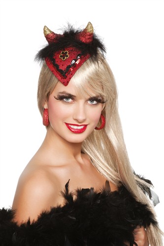 Hoed duivel traan halloween