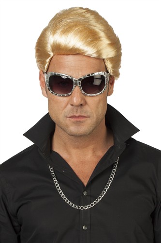 Brille Pailletten silber 