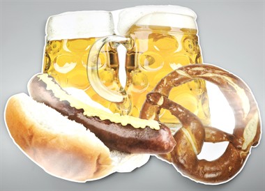 Dekoration Beer Oktoberfest fun zweiseitig 