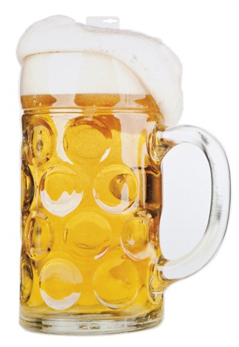 Decoration beer glass Oktoberfest two-sided