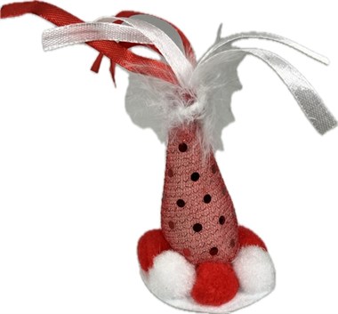 Clownshut mini mit Bommeln 