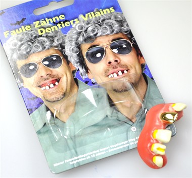 Rotte tanden (dental kwaliteit) goud