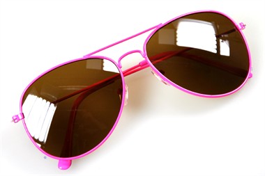 Brille Blues Brothers neon pink