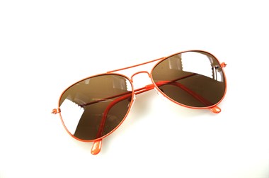 Bril blues brothers neon oranje