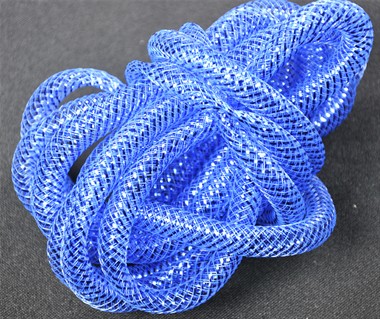 Deco slang blauw 2,5m