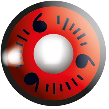 Kontaktlinsen red Itachi (12 Monate)