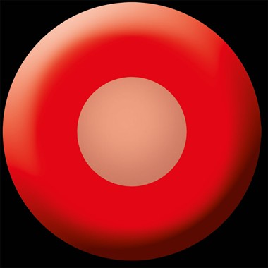 Kontaktlinsen UV flash red (12 Monate)