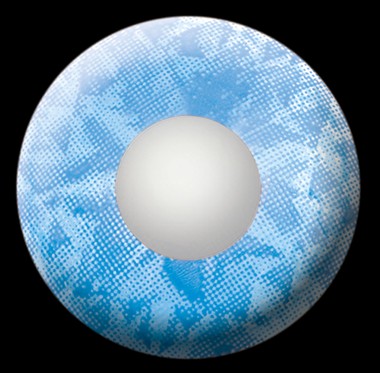 Kontaktlinsen UV Diamond blue  (12 Monate)