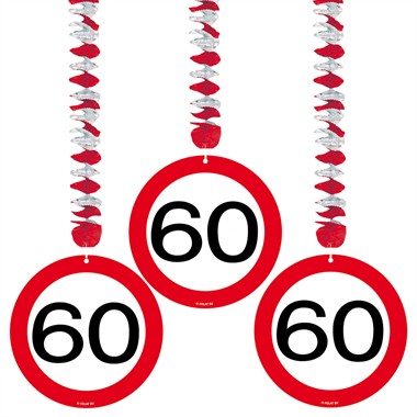 Rotor-Spiralen Verkehrsschild 60