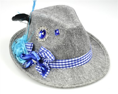Hoed grijs-blauw Hannerl