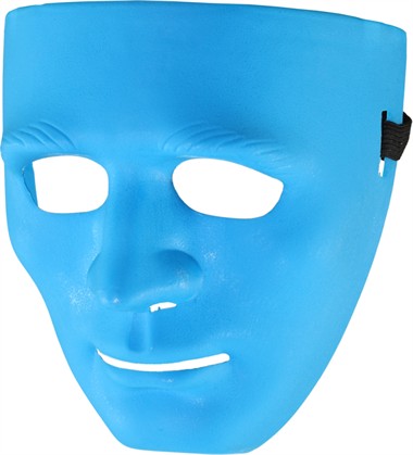 Maske blau 