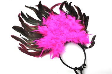 Federschmuck pink Samba 