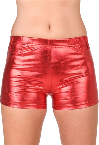 Hotpants rood 