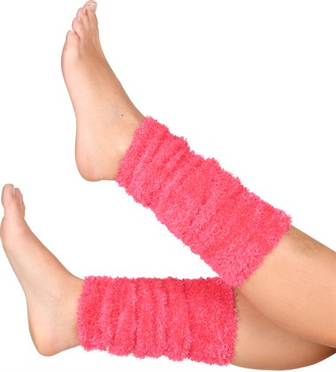 Legwarmers fluor pink soft