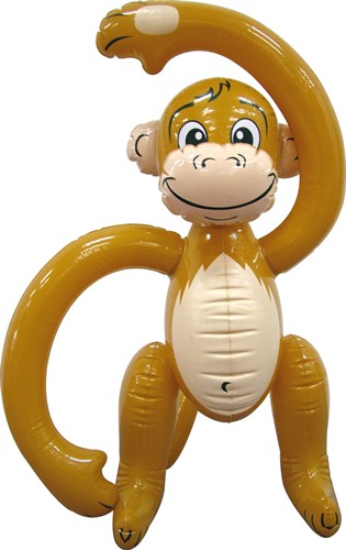 Aap opblaasbaar 61cm
