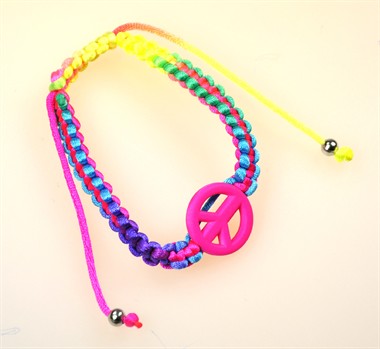 Armband met peace teken