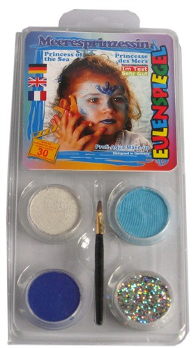 Aqua motief set zeemermin