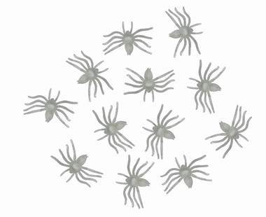 12 spiders glow in the dark Halloween