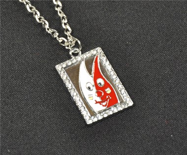 Ketting dom steentjes zilver