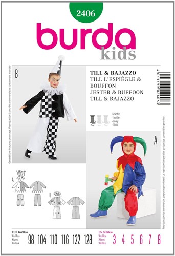 Burda patroon: Till/Bajazzo (kind)
