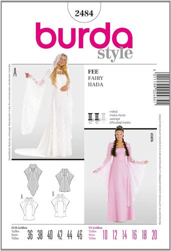 Burda patroon: fee