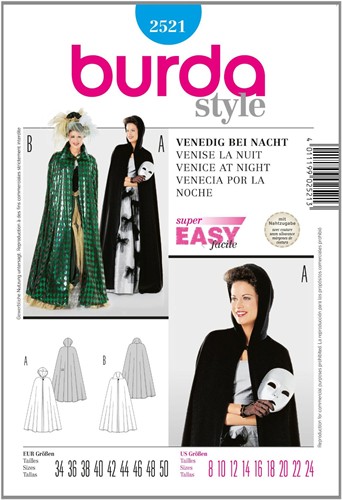 Burda pattern: Venice at night