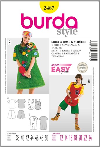 Burda Schnitte: Shirt/Hose/Schürze