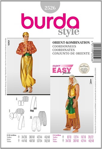 Burda Schnitte: Orient-Kombination