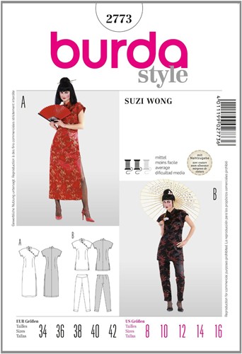 Burda patroon: Suzie Wong
