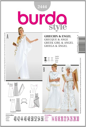 Burda patroon: Griekse/engel