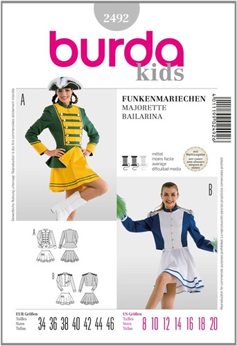 Burda patroon: Dansmarietje