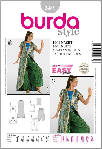 Burda patroon:  1001 nacht