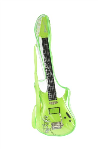 Gitaar groen in zak 52cm