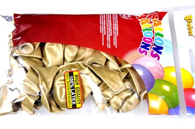 Ballonnen goud  20st. Ø 23cm