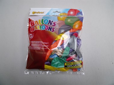 50Luftballons metallic-sortiert Ø 23cm 