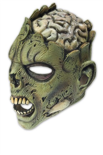 Maske Zombie grün  Halloween