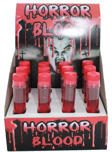 Blut in Reagenzglas Halloween