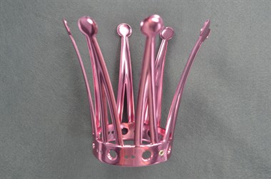 Krone pink 8 Zacken  