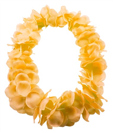 Hawaii ketting neon oranje