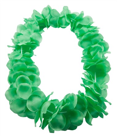 Hawaian necklace neon green