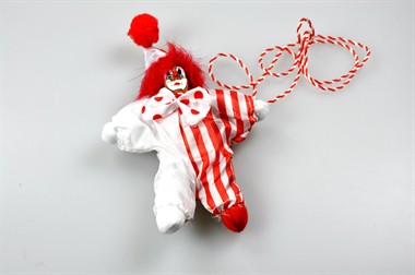 Clown Orden red/white 12cm Cologne