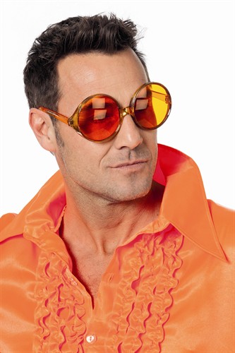 Bril oranje glamour