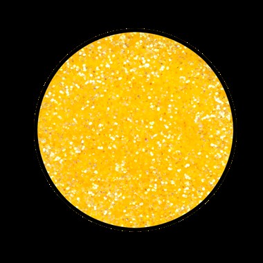 Glitterpoeder geel 